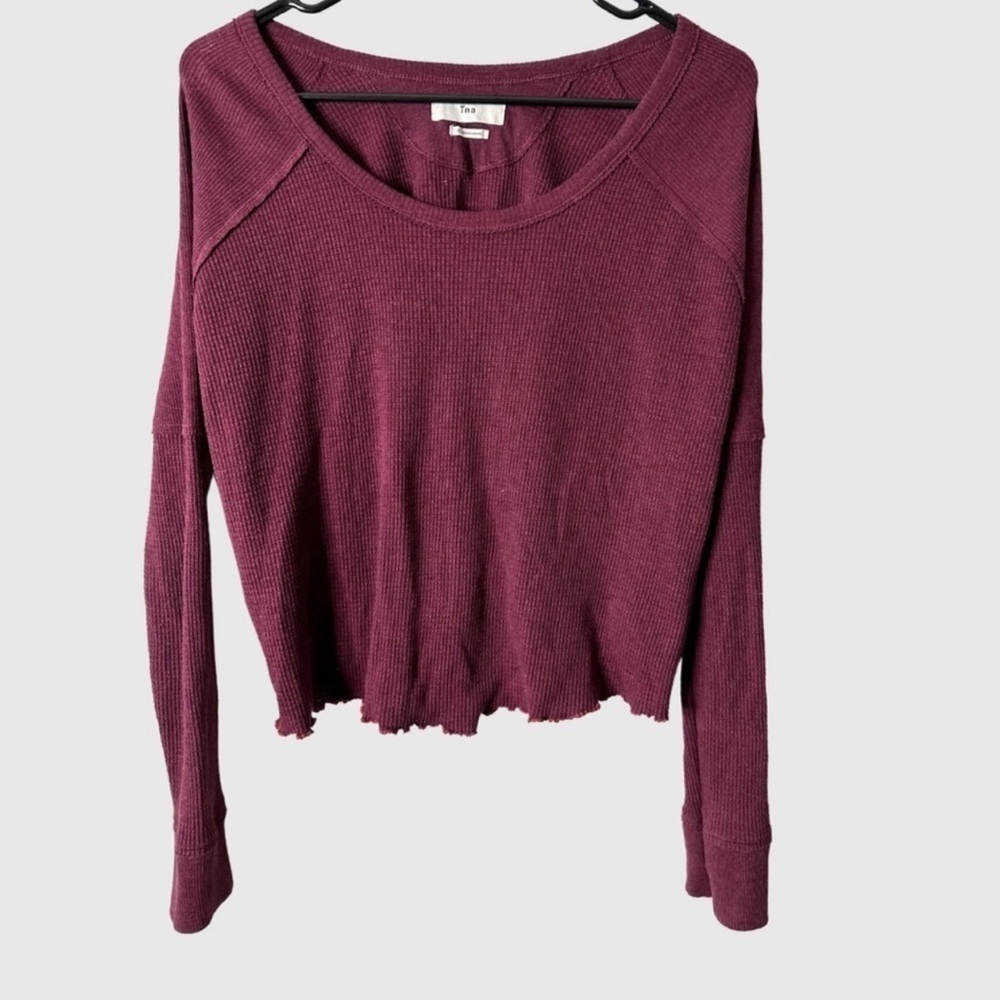 Aritzia TNA Waffle Knit Shirt